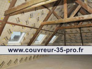 Travaux de charpente 35