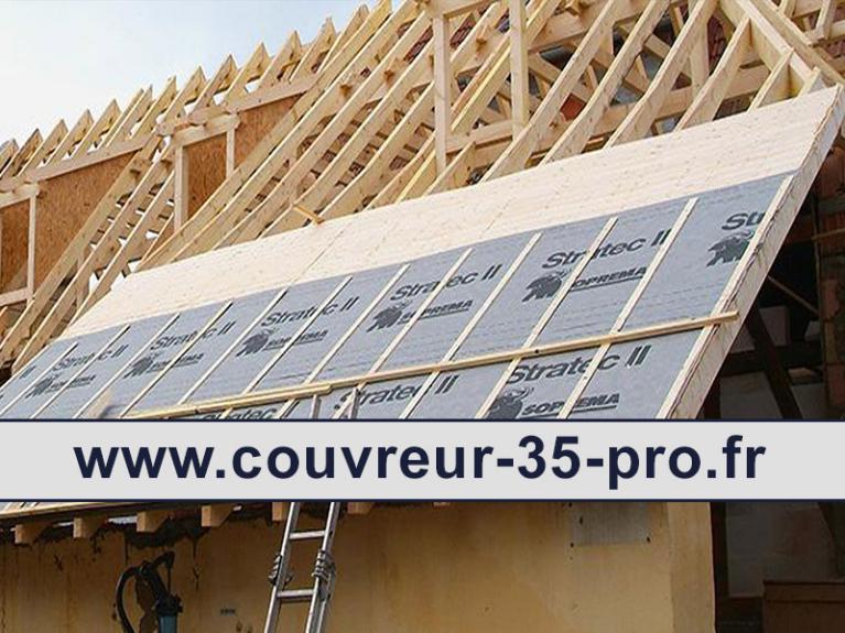 Travaux de charpente 35