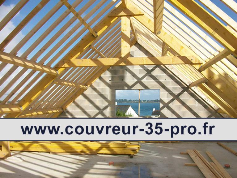 Travaux de charpente 35