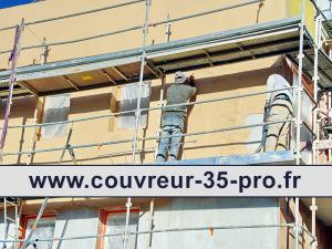 Travaux de ravalement peinture 35