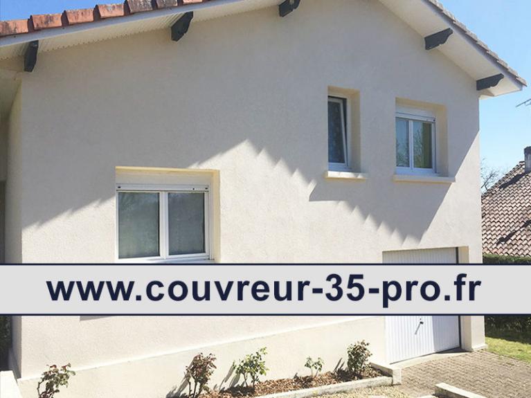 Travaux de ravalement peinture 35